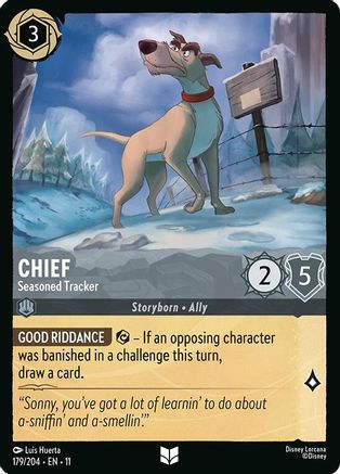 (179/204)  Chief - Seasoned Tracker - Winterspell  Cold Foil