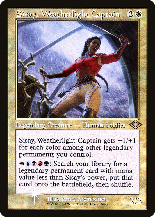 Sisay, Weatherlight Captain (H1R-006) - Modern Horizons 1 Timeshifts Foil