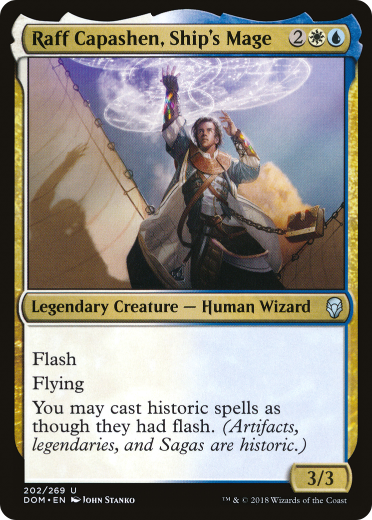 Raff Capashen, Ship's Mage (DOM-202) - Dominaria