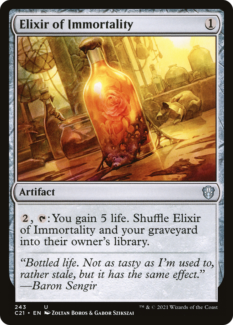 Elixir of Immortality (C21-243) - Commander 2021