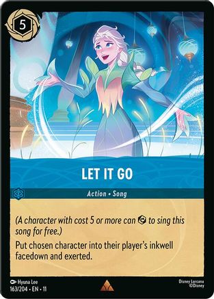 (163/204)  Let It Go - Winterspell  Cold Foil