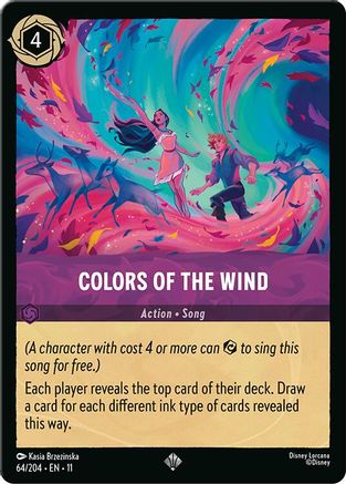 (064/204)  Colors of the Wind - Winterspell  Cold Foil