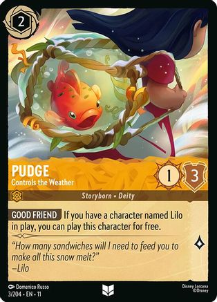 (003/204)  Pudge - Controls the Weather - Winterspell  Normal