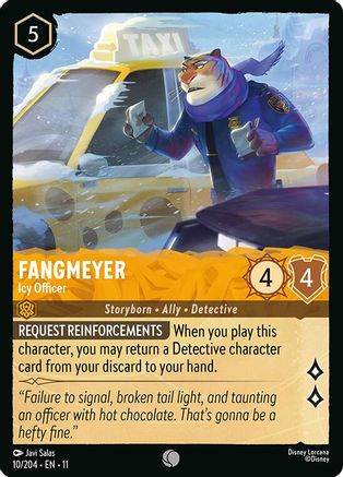(010/204)  Fangmeyer - Icy Officer - Winterspell  Cold Foil