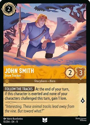 (015/204)  John Smith - Snow Tracker - Winterspell  Cold Foil