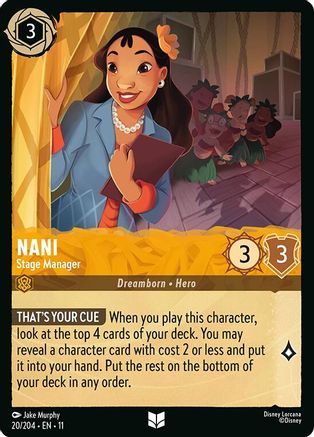 (020/204)  Nani - Stage Manager - Winterspell  Normal