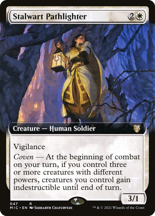 Stalwart Pathlighter (MIC-047) - Midnight Hunt Commander: (Extended Art)