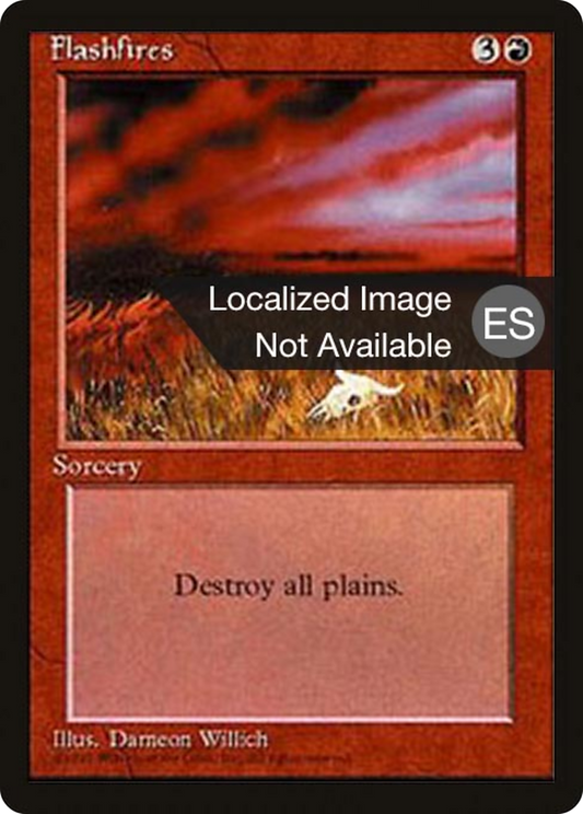 Flashfires (4BB-195) - Fourth Edition Foreign Black Border