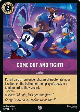 (062/204)  Come Out and Fight! - Winterspell  Cold Foil