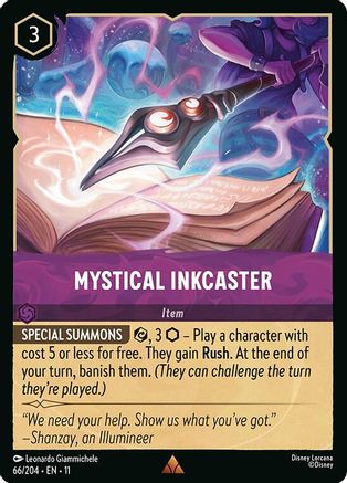 (066/204)  Mystical Inkcaster - Winterspell  Normal