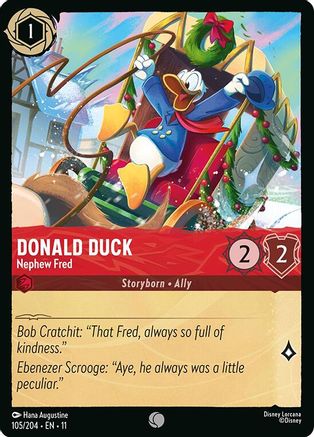 (105/204)  Donald Duck - Nephew Fred - Winterspell  Normal