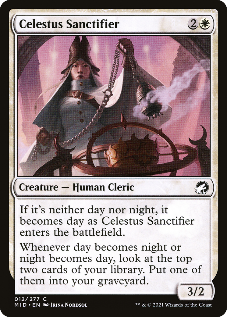 Celestus Sanctifier (MID-012) - Innistrad: Midnight Hunt Foil