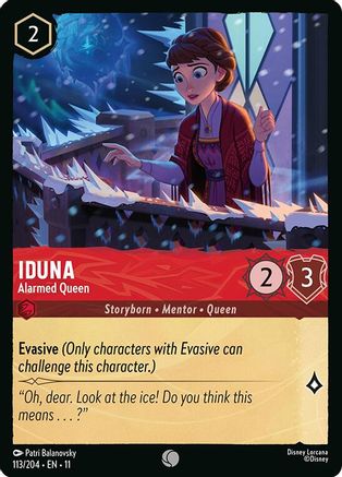 (113/204)  Iduna - Alarmed Queen - Winterspell  Normal