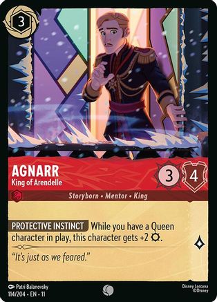 (114/204)  Agnarr - King of Arendelle - Winterspell  Normal