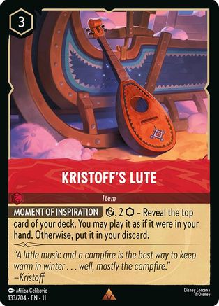 (133/204)  Kristoff's Lute - Winterspell  Normal