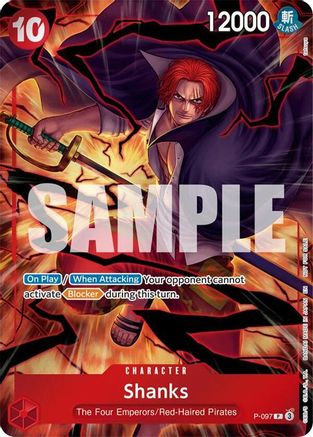 (P-097) Shanks (Event Pack Vol. 8) - One Piece Promotion Cards Foil