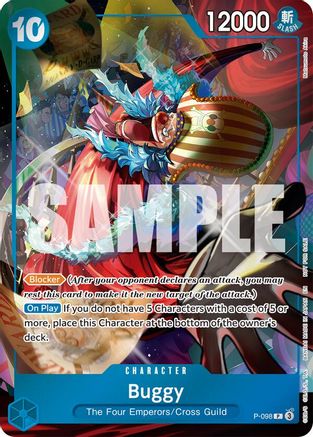 (P-098) Buggy (Event Pack Vol. 8) - One Piece Promotion Cards Foil