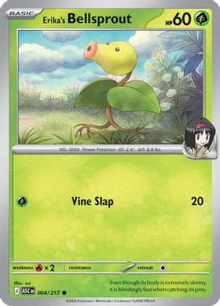 Erika's Bellsprout (4/null) - ME Ascended Heroes  - Common