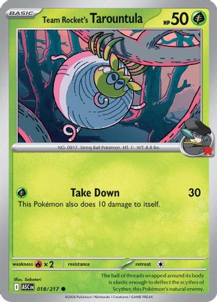 Team Rocket's Tarountula (18) - ME Ascended Heroes  - Common