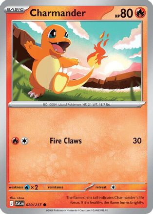 Charmander (20) - ME Ascended Heroes  - Common
