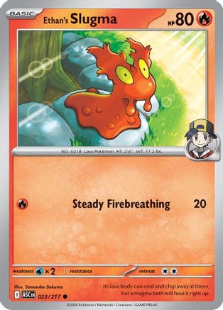 Ethan's Slugma (23/null) - ME Ascended Heroes Reverse Holofoil - Common