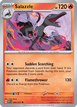 Salazzle (35/217) - ME Ascended Heroes  - Uncommon