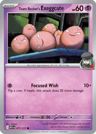 Team Rocket's  exeggcute (77) - ME Ascended Heroes  - Common