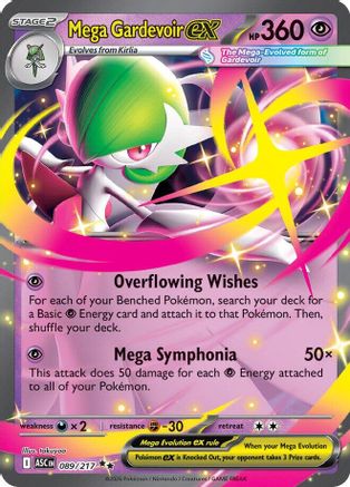 Mega Gardevoir ex (89) - ME Ascended Heroes Holofoil - Double Rare