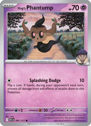 Hop's Phantump (95/null) - ME Ascended Heroes  - Common