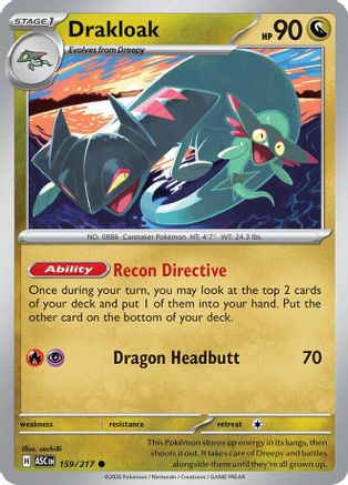 Drakloak (159/217) - ME Ascended Heroes  - Common