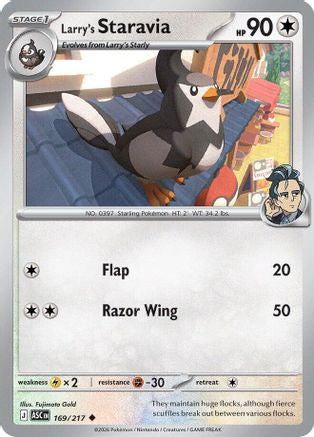 Larry's Staravia (169/null) - ME Ascended Heroes  - Uncommon