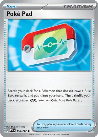Poke Pad (198) - ME Ascended Heroes Reverse Holofoil - Common
