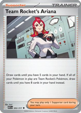 Team Rocket's Ariana (202) - ME Ascended Heroes  - Uncommon