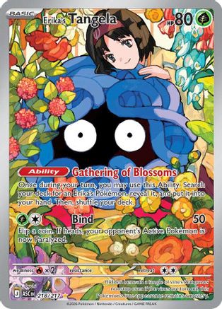Erika's Tangela (218/217) - ME Ascended Heroes Holofoil - Illustration Rare
