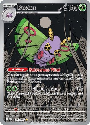 Dustox (220/217) - ME Ascended Heroes Holofoil - Illustration Rare