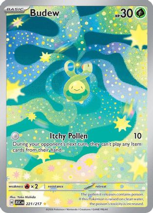 Budew (221/217) - ME Ascended Heroes Holofoil - Illustration Rare