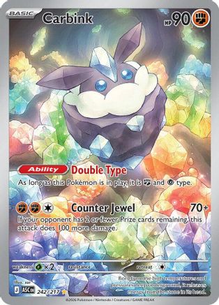 Carbink (242/217) - ME Ascended Heroes Holofoil - Illustration Rare