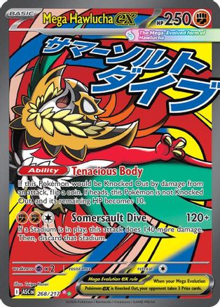 Mega Hawlucha ex (268/217) - ME Ascended Heroes Holofoil - Mega Attack Rare