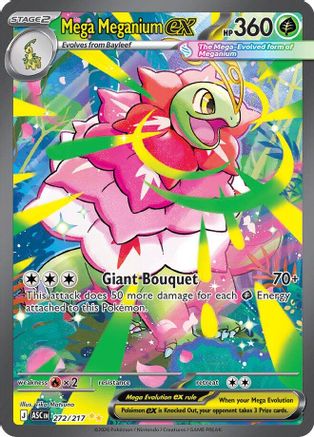 Mega Meganium ex (272/217) - ME Ascended Heroes Holofoil - Special Illustration Rare