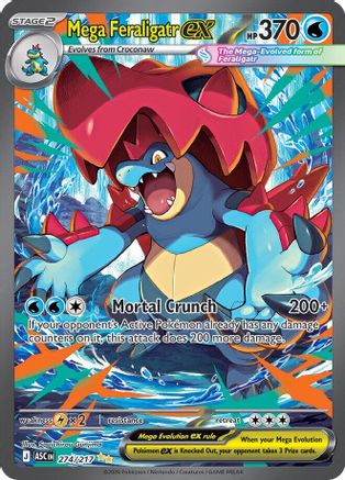 Mega Feraligatr ex (274/217) - ME Ascended Heroes Holofoil - Special Illustration Rare