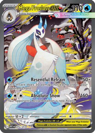 Mega Froslass ex (275/217) - ME Ascended Heroes Holofoil - Special Illustration Rare
