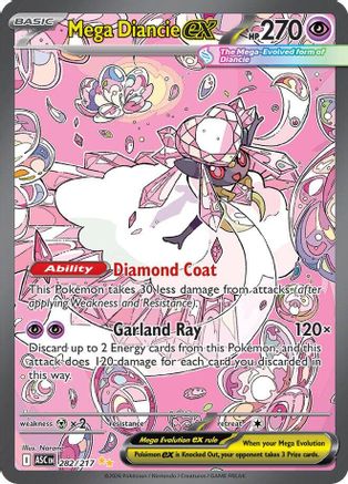 Mega Diancie ex (282/217) - ME Ascended Heroes Holofoil - Special Illustration Rare