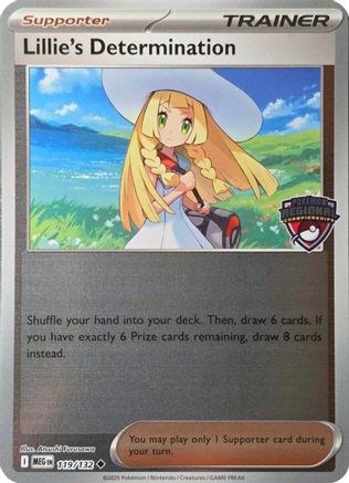 Lillie's Determination (Regional Championships) (119) - League & Championship Cards Reverse Holofoil - Uncommon