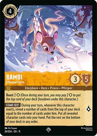 (024/204)  Bambi - Ethereal Fawn - Winterspell  Normal