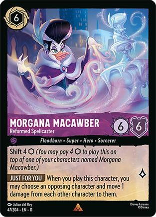 (047/204)  Morgana Macawber - Reformed Spellcaster - Winterspell  Cold Foil