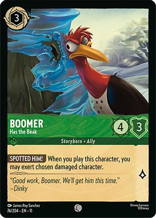 (076/204)  Boomer - Has the Beak - Winterspell  Cold Foil