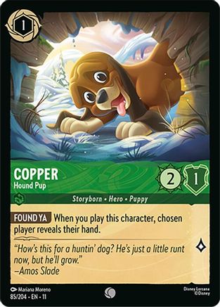 (085/204)  Copper - Hound Pup - Winterspell  Normal