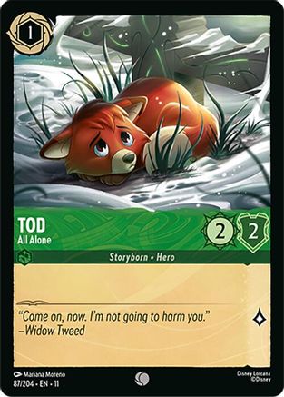 (087/204)  Tod - All Alone - Winterspell  Cold Foil