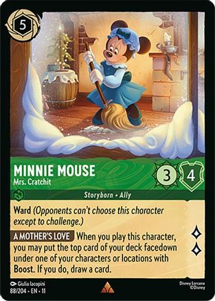 (088/204)  Minnie Mouse - Mrs. Cratchit - Winterspell  Normal