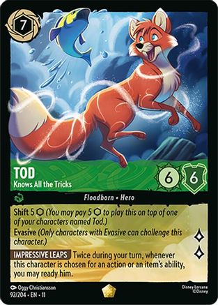 (092/204)  Tod - Knows All the Tricks - Winterspell  Normal